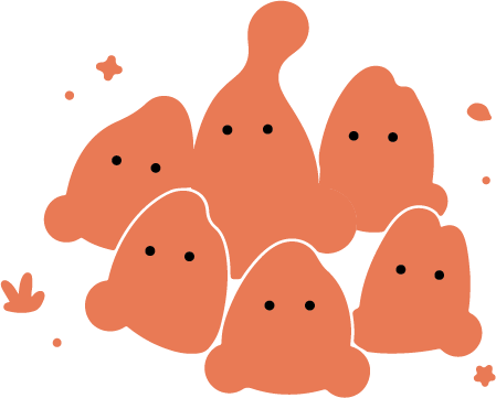 Spora, small spirits that collect nutrients